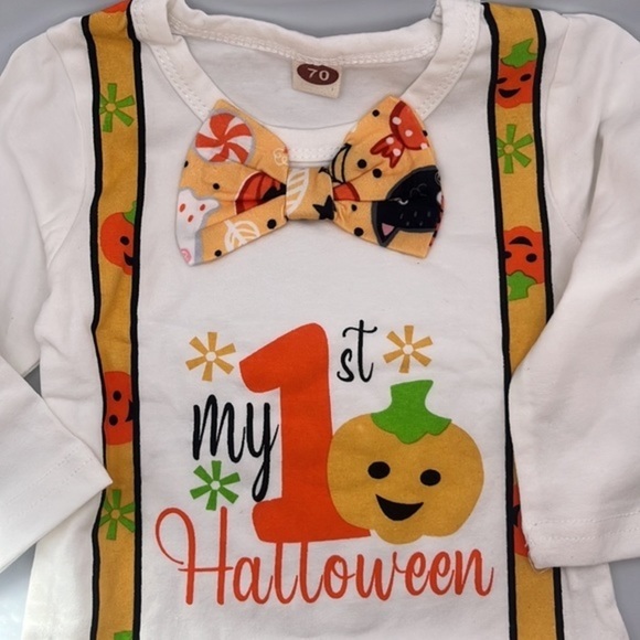 Spooktacular Start: Newborn Halloween Romper Trio for‎ Boys and Girls! 12-18M - Picture 5 of 8